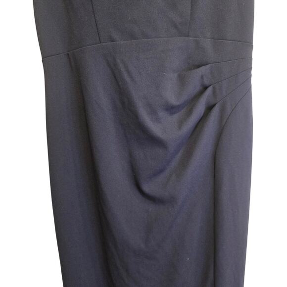 Alex Evenings Navy Maxi Dress with Floral Detail Size 6 Nwt - Picture 3 of 12